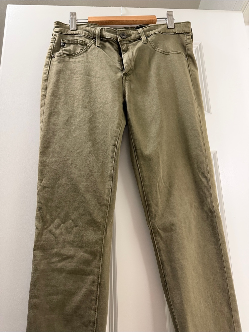 AG Women’s Olive Green Jeans